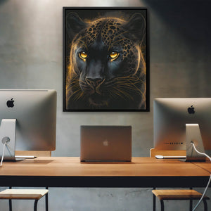 Glowing Panther - Luxury Wall Art