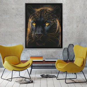 Glowing Panther - Luxury Wall Art