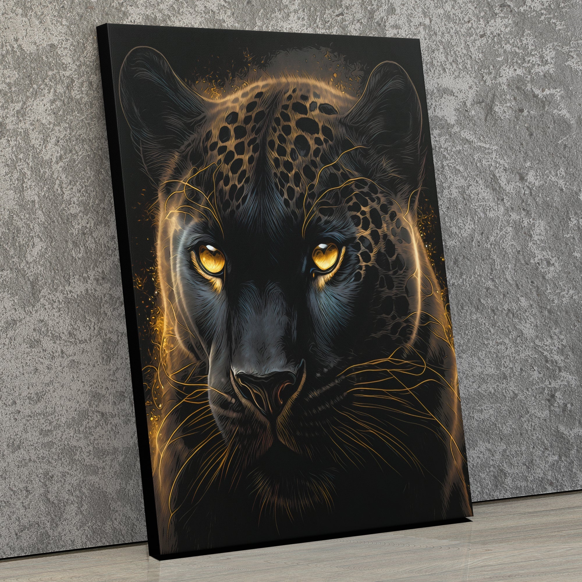 Glowing Panther - Luxury Wall Art