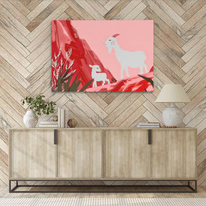 Goat Family - Luxury Wall Art