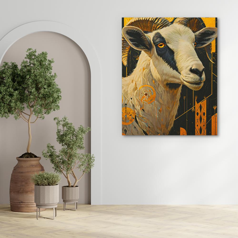 Goat of Mischief - Luxury Wall Art