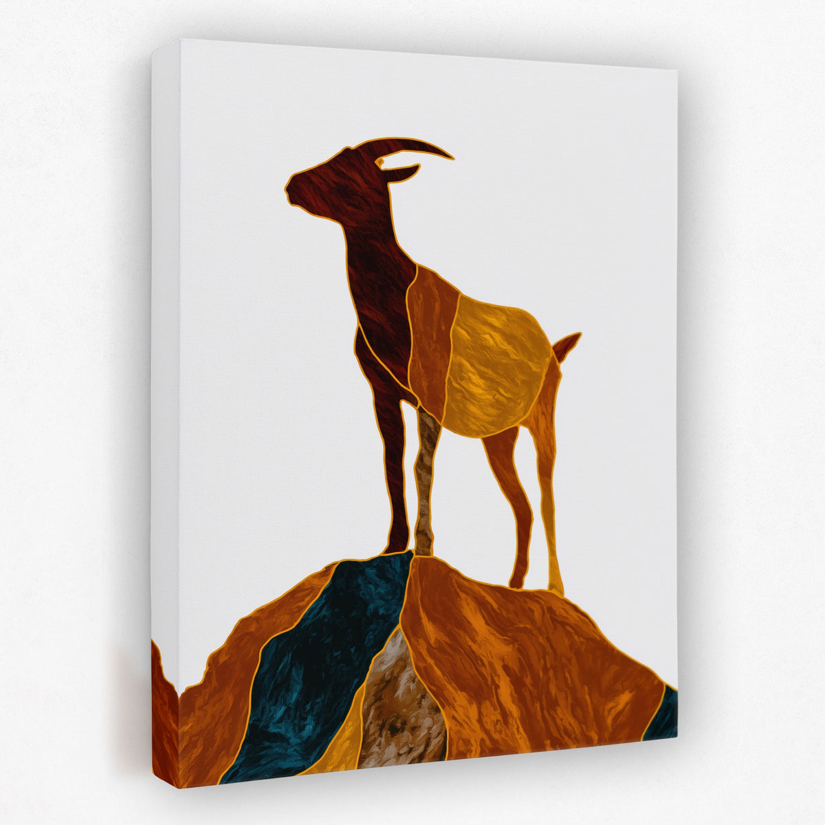 Goat Summit Stance — Goat Summit Stance Portrait   Side View   Mirror 287