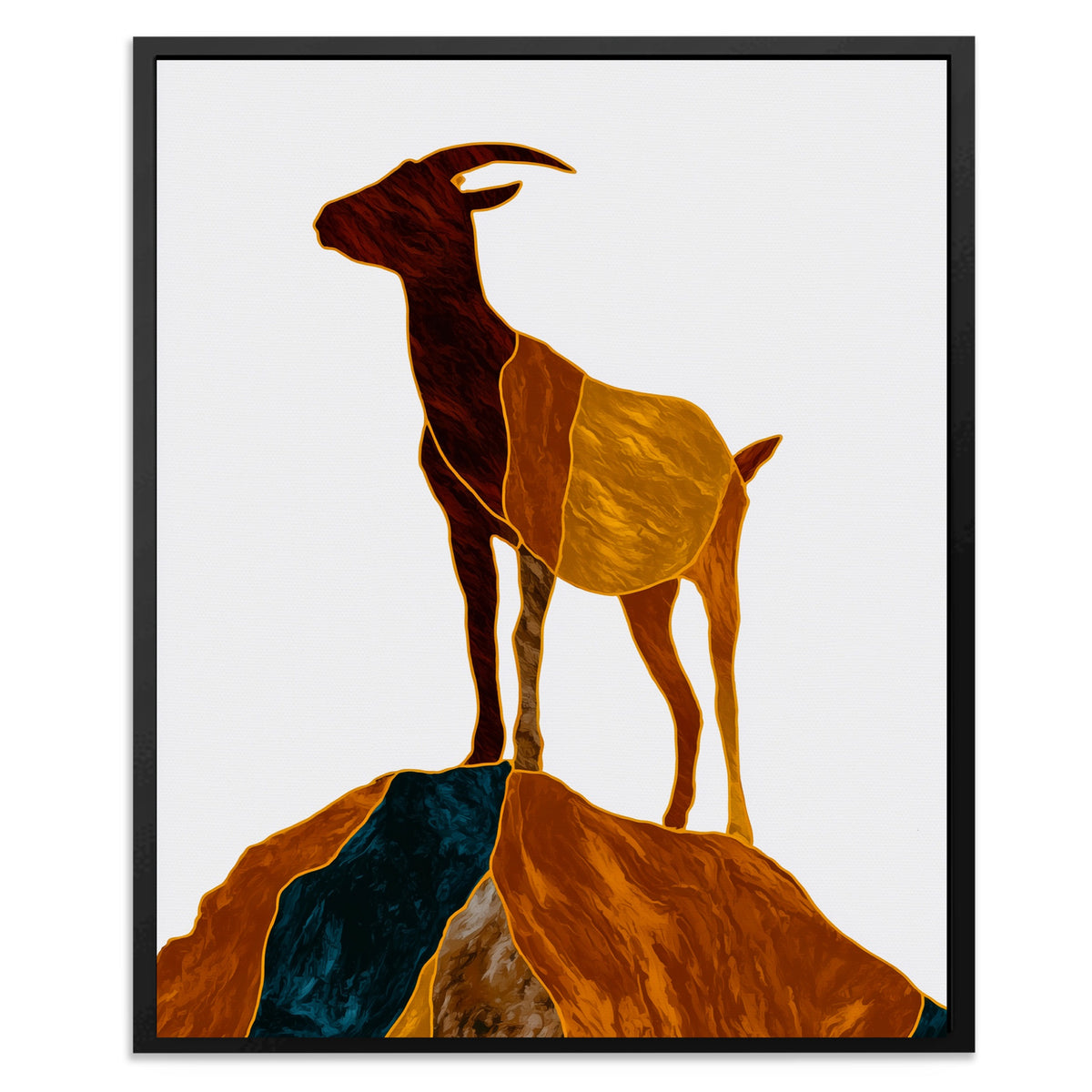 Goat Summit Stance — Goat Summit Stance Front Facing Portrait2 95