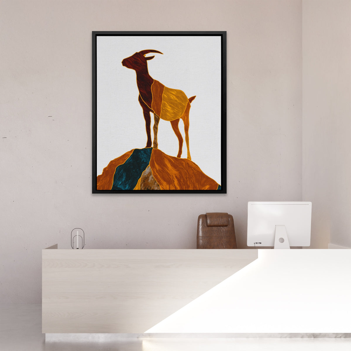 Goat Summit Stance — Goat Summit Stance New   Reception Desk Port 215
