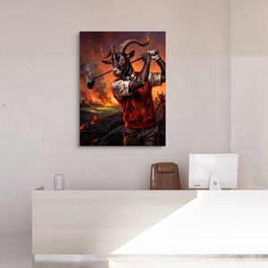 Goat's Hellish Drive - Luxury Wall Art