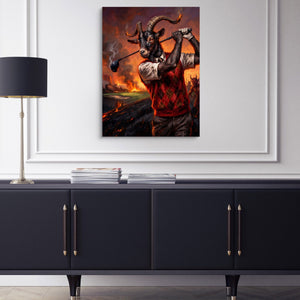 Goat's Hellish Drive - Luxury Wall Art
