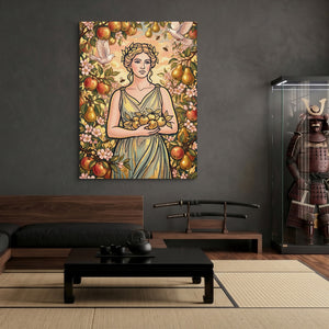 Goddess Golden Harvest — goddess golden harvest sq samurai den 1port flush print