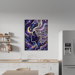 Goddess Golden Night — goddess golden night sq kitchen wall 1port flush print