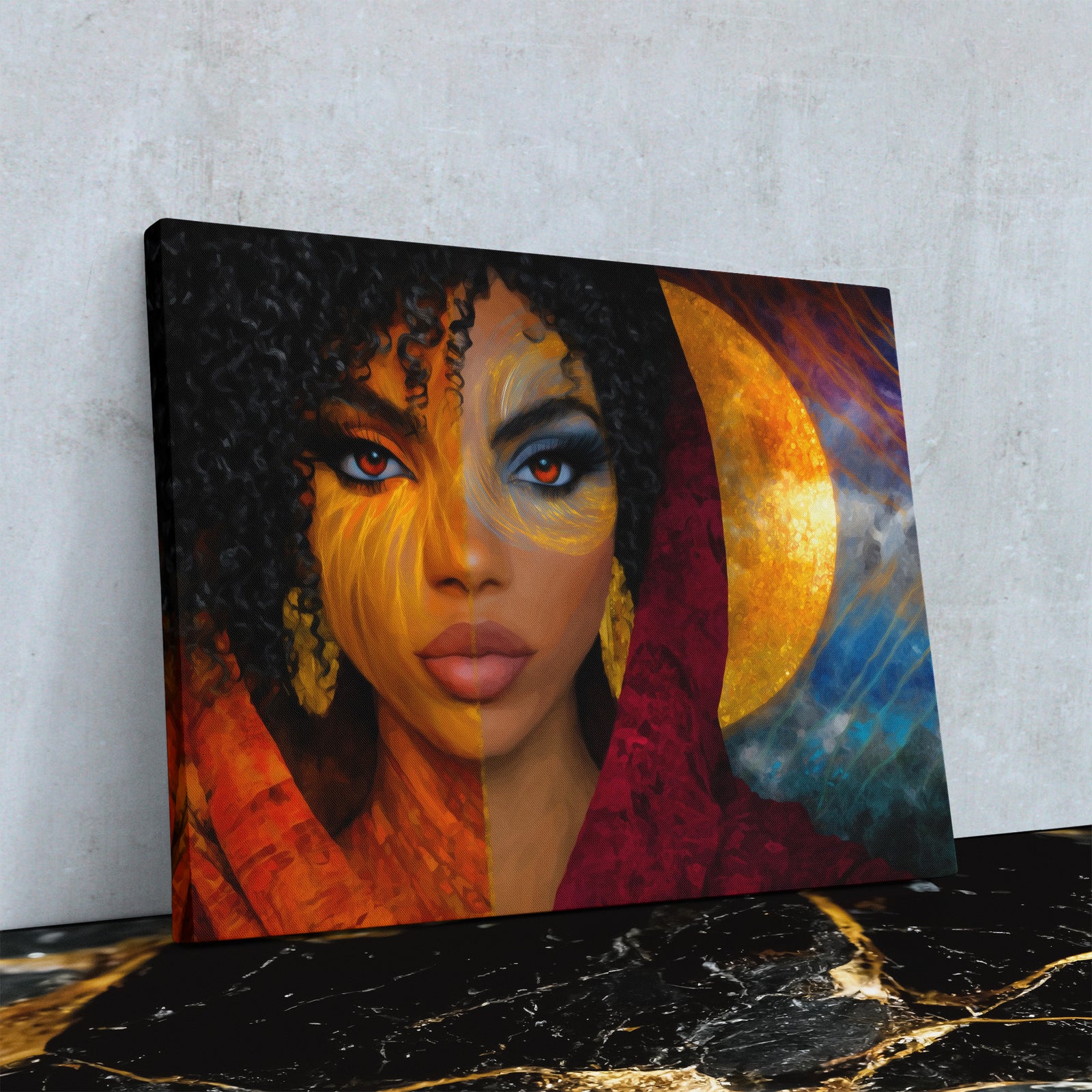 Goddess in Gold - Luxury Wall Art
