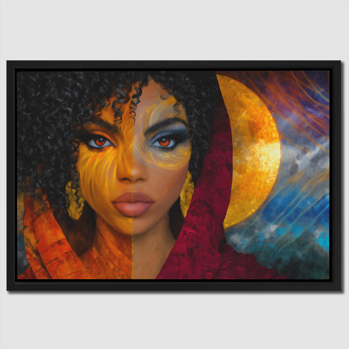 Goddess in Gold - Luxury Wall Art