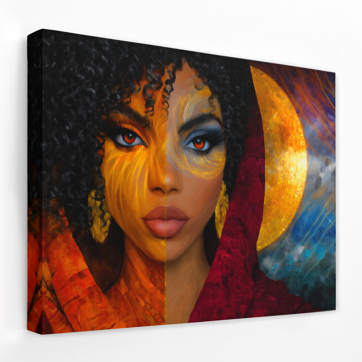Goddess in Gold - Luxury Wall Art