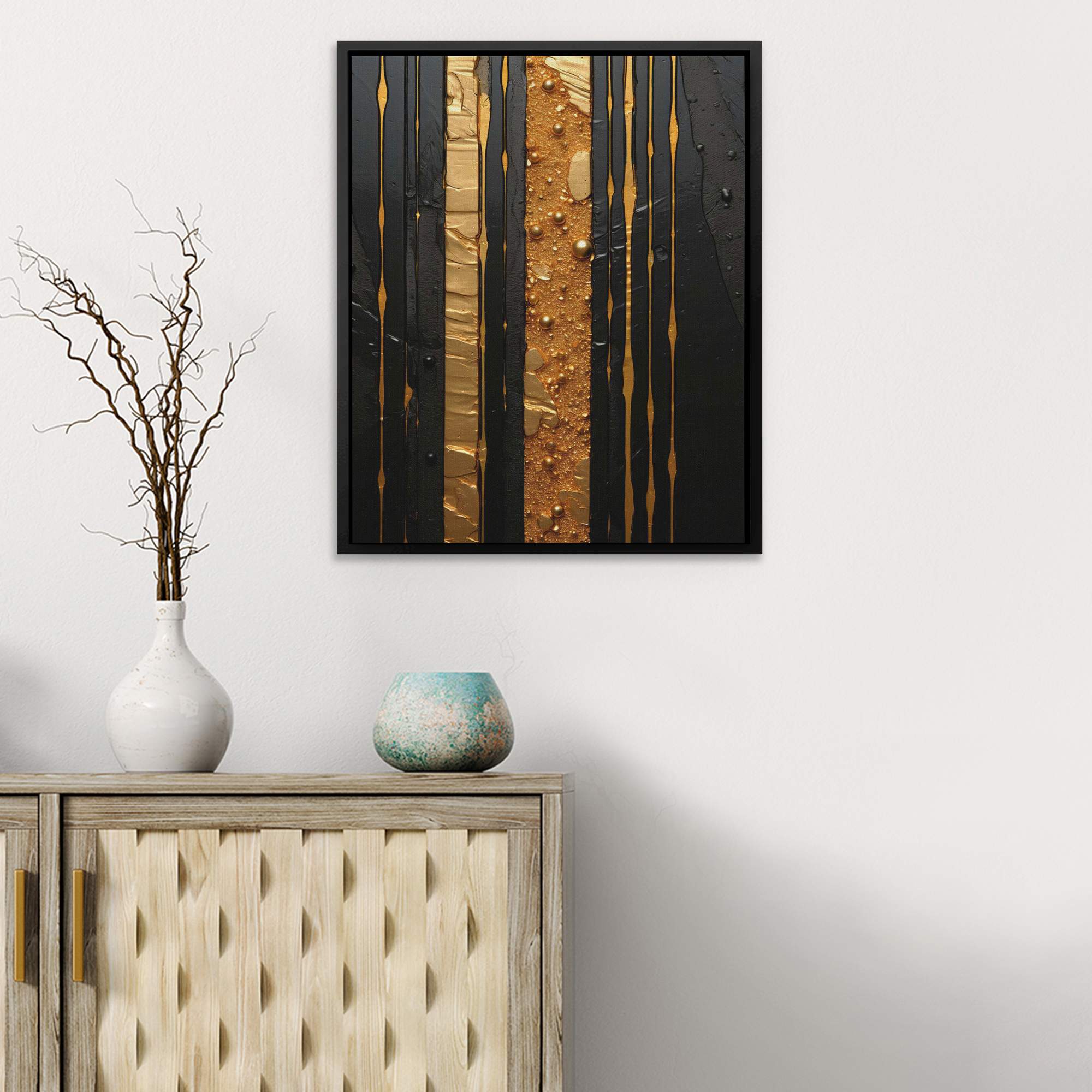 Gold Beam - Luxury Wall Art