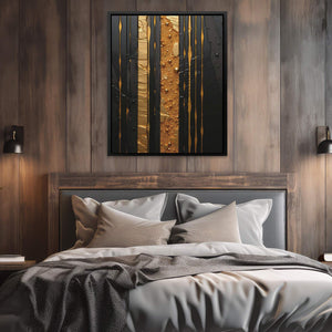 Gold Beam - Luxury Wall Art