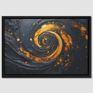 Gold Black Sparkle - Luxury Wall Art