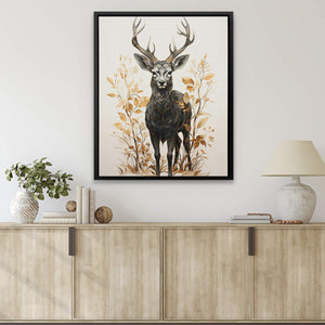 Gold Buck - Luxury Wall Art