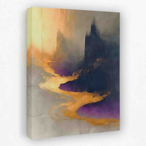 Gold Coastline - Luxury Wall Art