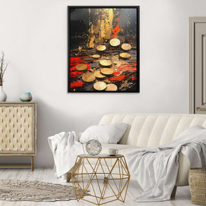 Gold Coins - Luxury Wall Art