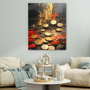 Gold Coins - Luxury Wall Art