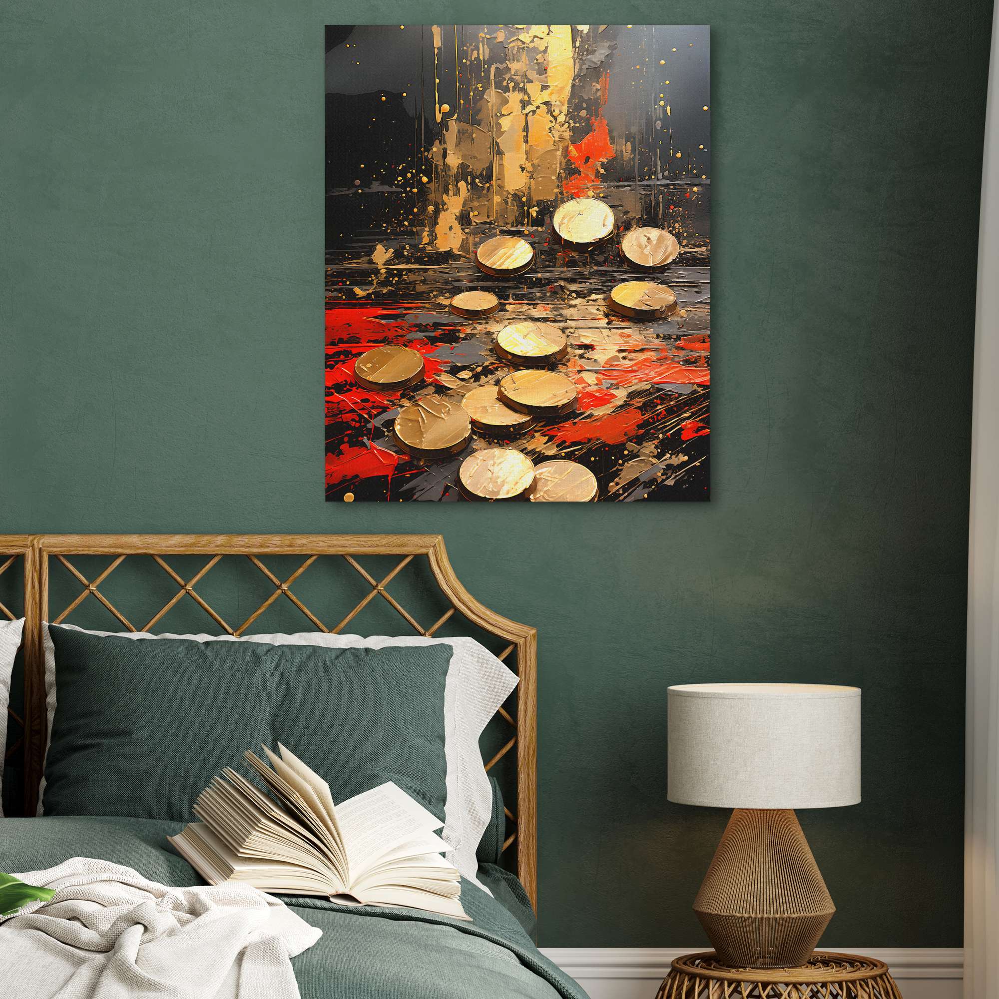 Gold Coins - Luxury Wall Art