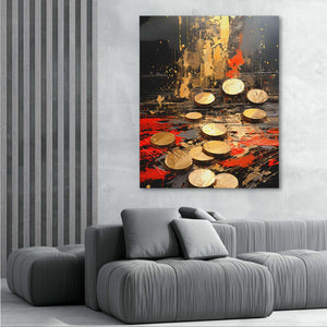 Gold Coins - Luxury Wall Art