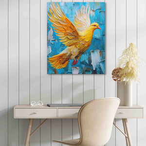 Gold Dove - Luxury Wall Art