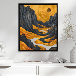 Gold Golf Course - Luxury Wall Art