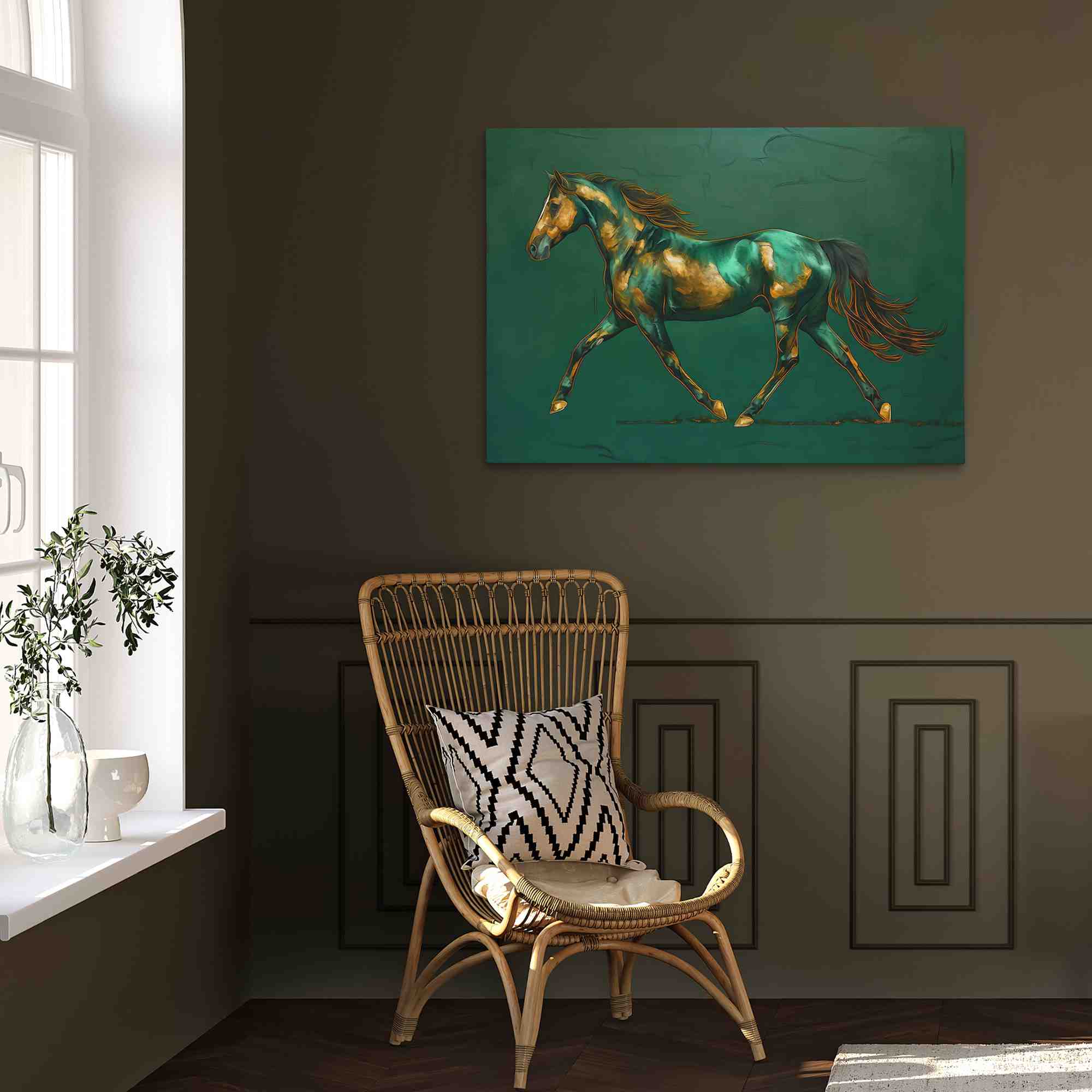 Gold Hooves - Luxury Wall Art