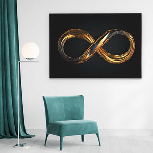 Gold Infinity - Luxury Wall Art