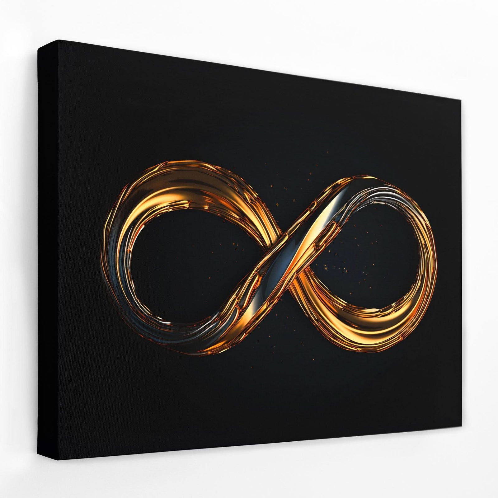 Gold Infinity - Brendan Canvas Wall Art