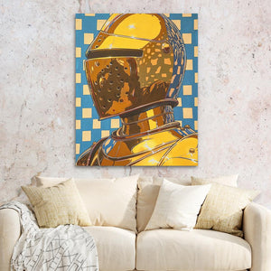 Gold Knight - Luxury Wall Art