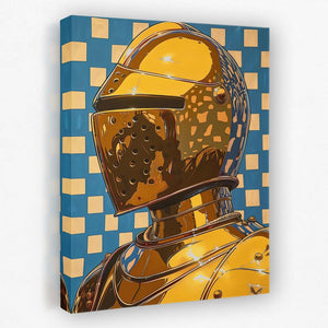 Gold Knight - Luxury Wall Art