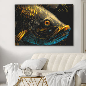 Gold Koi - Luxury Wall Art