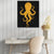 Gold Octopus Dance - Luxury Wall Art