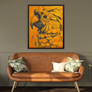 Gold Parrot - Luxury Wall Art