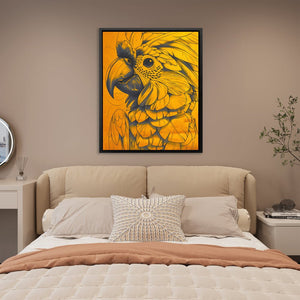 Gold Parrot - Luxury Wall Art