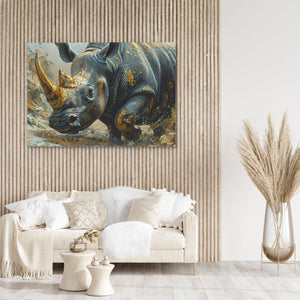 Gold Rhino - Luxury Wall Art