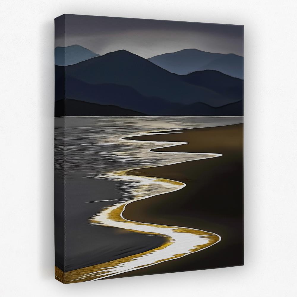Gold Shoreline - Luxury Wall Art