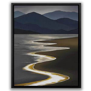 Gold Shoreline - Luxury Wall Art