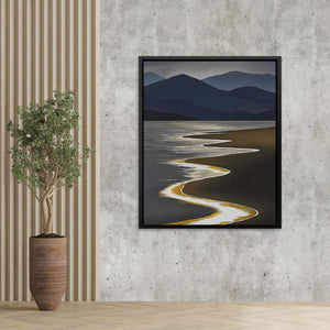 Gold Shoreline - Luxury Wall Art