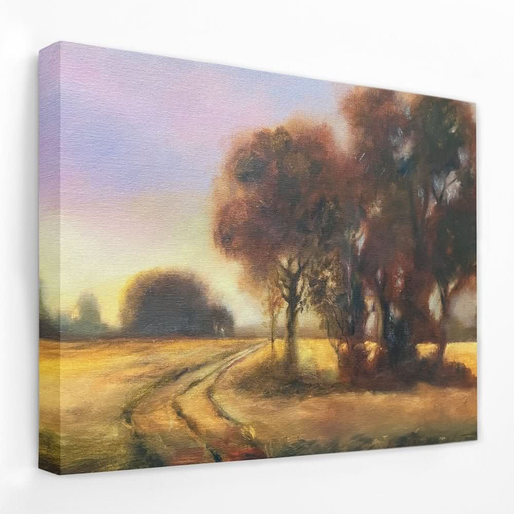 Gold Splendor - Country and Farm Canvas Wall Art