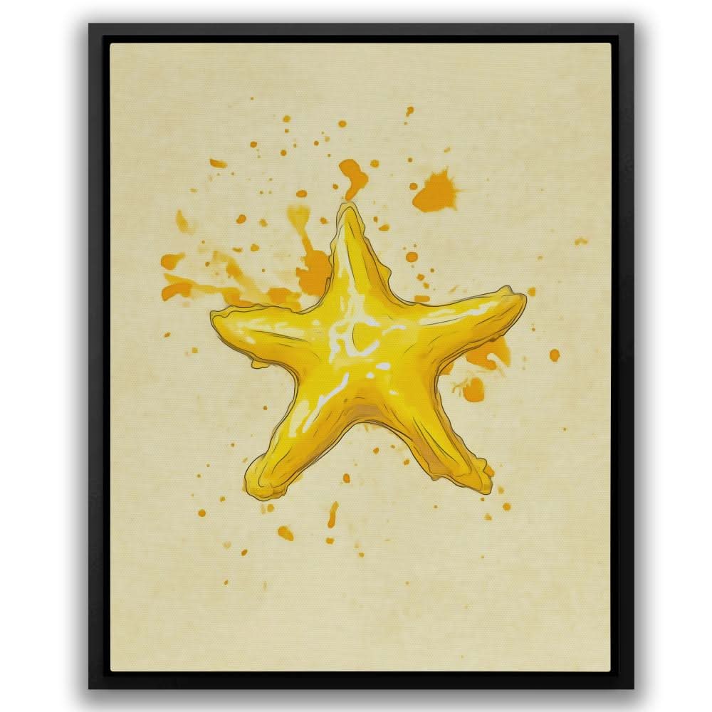 Gold Starfish - Luxury Wall Art