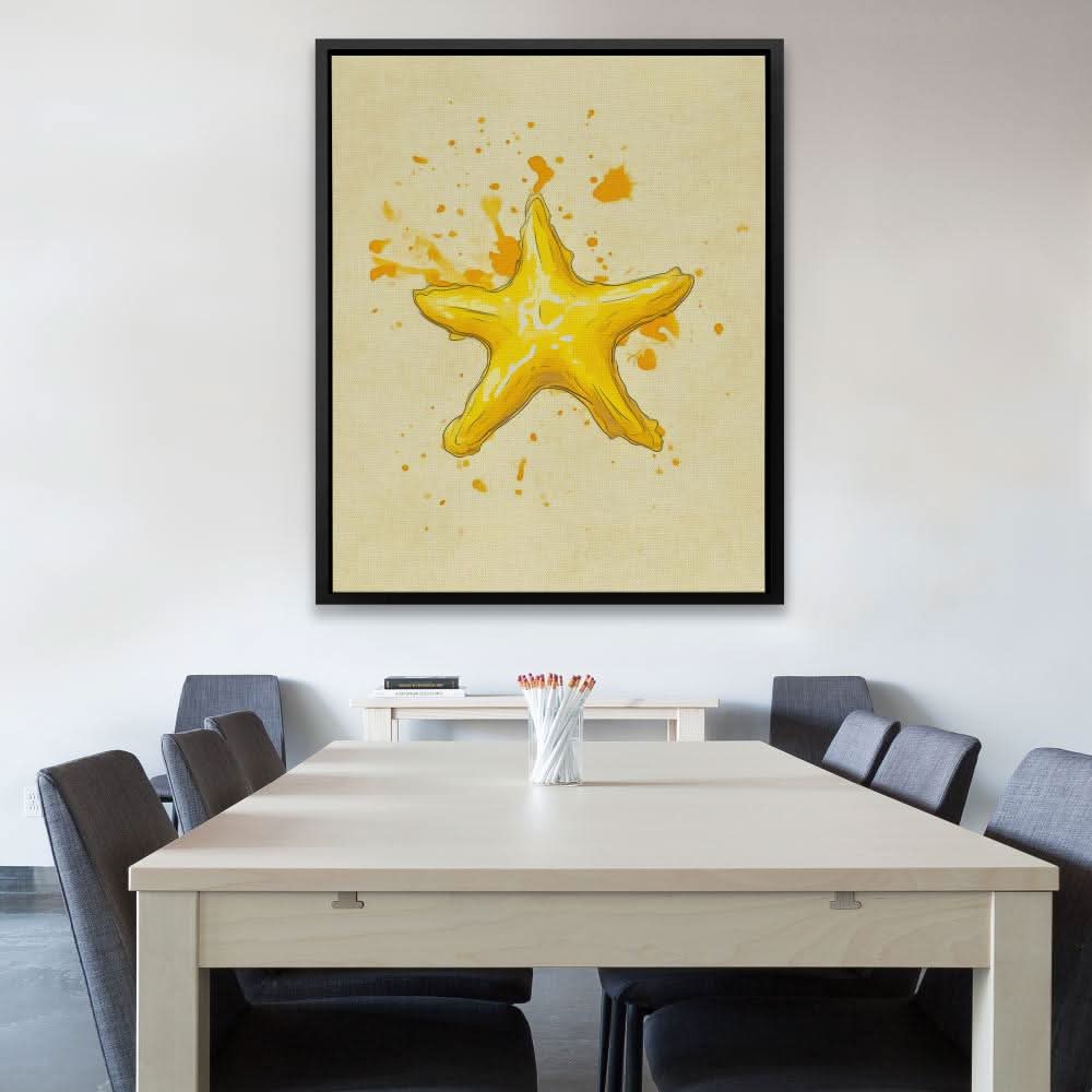 Gold Starfish - Luxury Wall Art