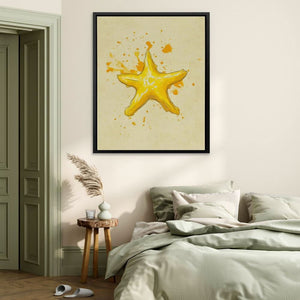 Gold Starfish - Luxury Wall Art