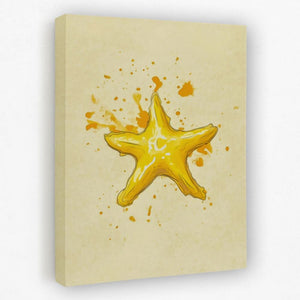 Gold Starfish - Luxury Wall Art