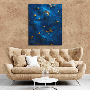 Gold Stars - Luxury Wall Art