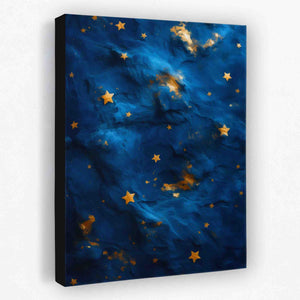 Gold Stars - Luxury Wall Art