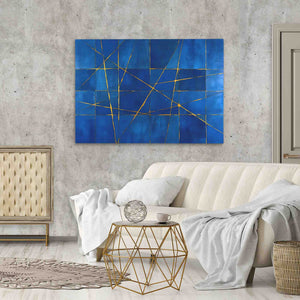 Gold Strands - Luxury Wall Art