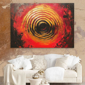 Gold Target - Canvas Wall Art
