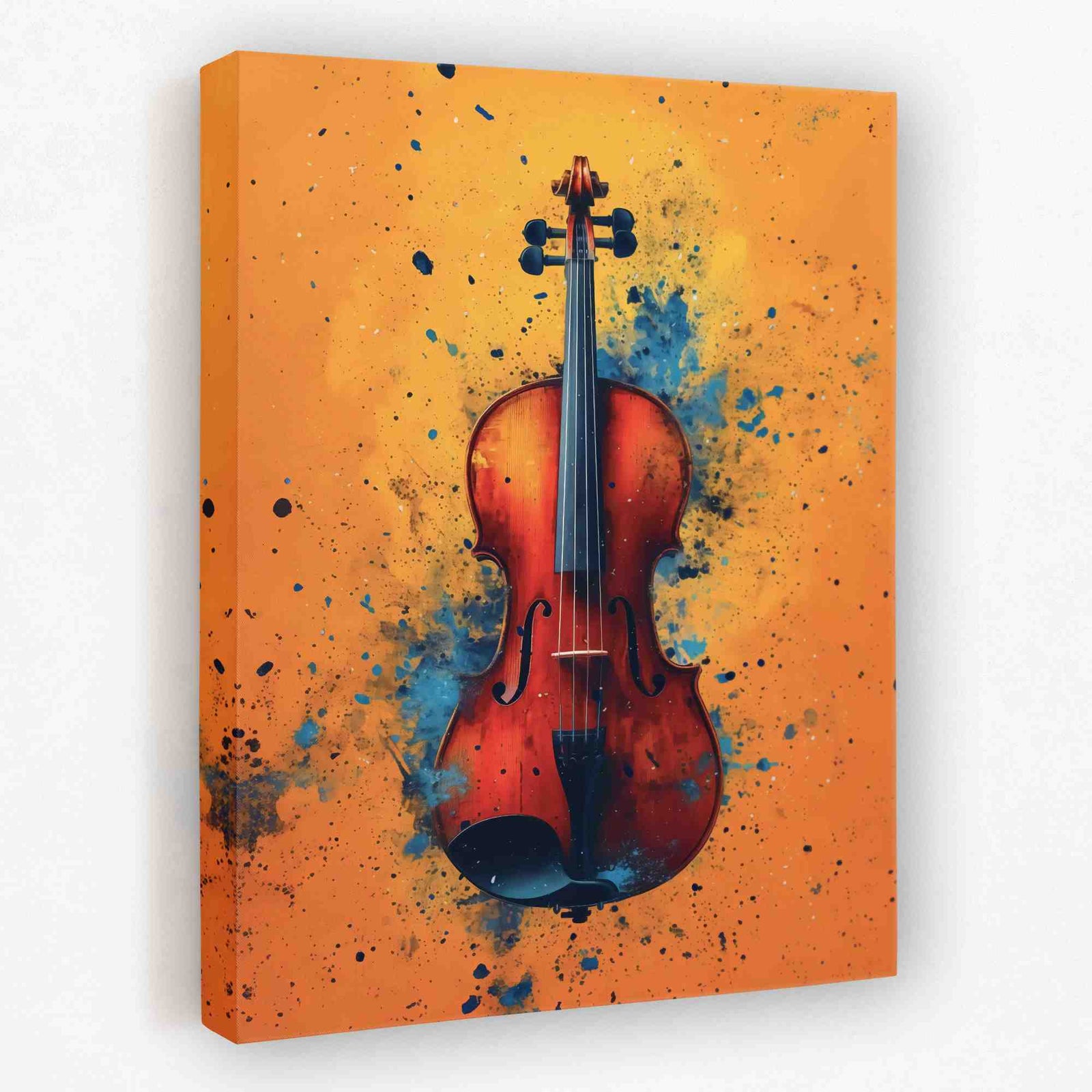 Gold Violin - Brendan Canvas Wall Art