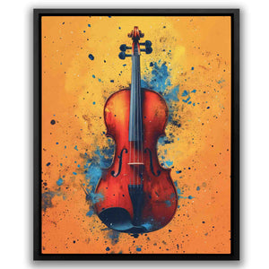 Gold Violin - Luxury Wall Art